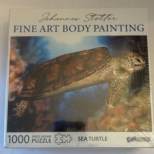 Sea Turtle Jigsaw Puzzle - Brown and Tan